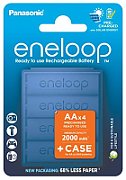 PANASONIC ENELOOP AA 2000mAh 4 szt + CASE
