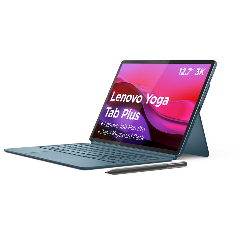 Lenovo Yoga Tab Plus Snapdragon SD8G3 12 7  3K 144Hz 16/256GB Adreno 750 + Pen Android Tidal Teal