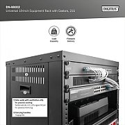 Digitus DN-48002 rack-uri 21U Raft de sine stătător Negru