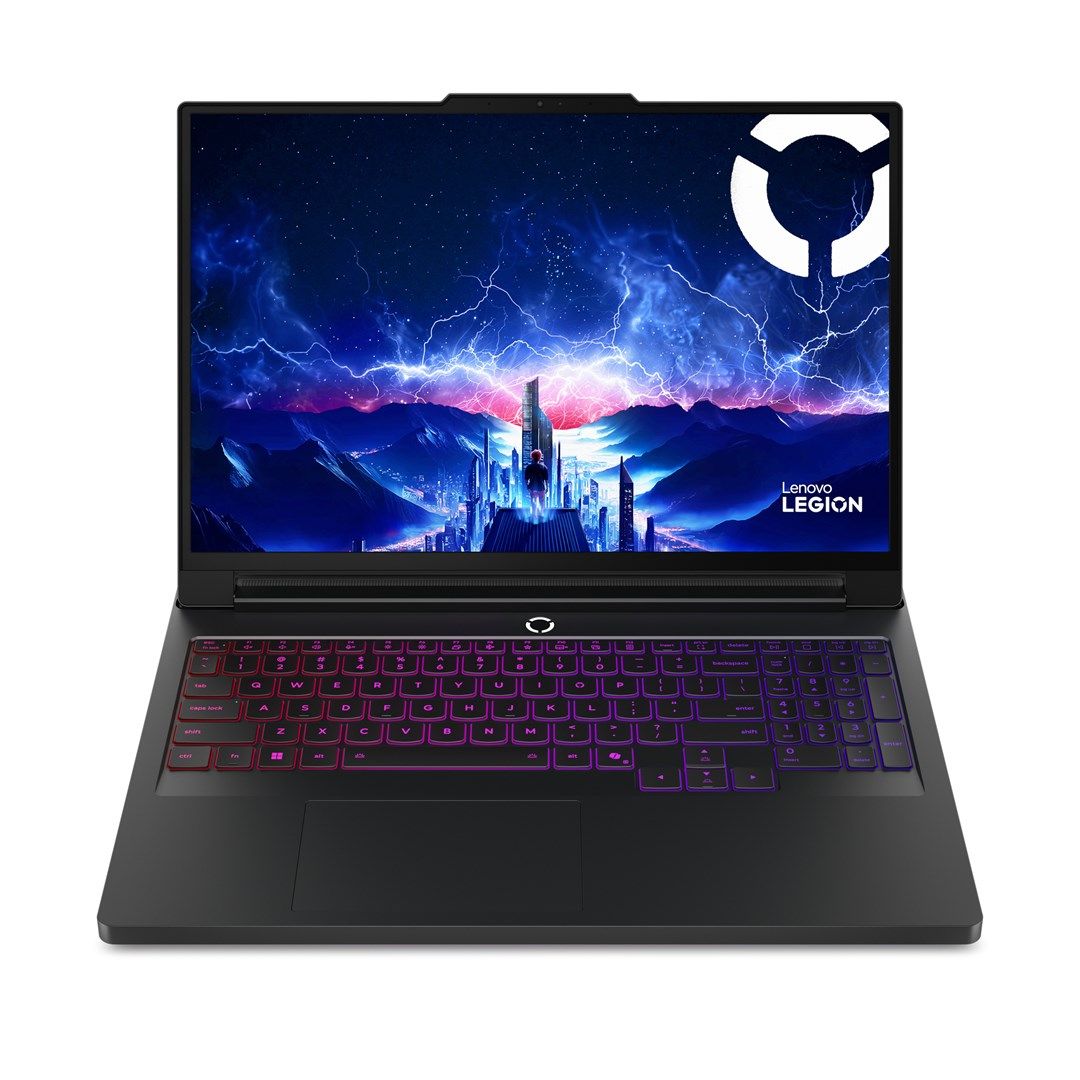 Laptop Lenovo Legion Pro 7 16IAX10H 83F5004HPB, 16 inch 2560 x 1600, Intel Core Ultra 9 275HX (24 C / 24 T, 2.1 GHz - 5.4 GHz, N/A cache, N/A), 64 GB DDR5, 2 TB SSD, Nvidia GeForce RTX 5080, Fara sistem de operare, Tastatura US, Negru