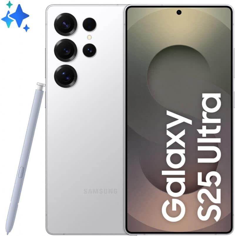 Samsung Galaxy S25 Ultra 17.5 cm (6.9 ) Dual SIM Android 15 5G USB Type-C 12 GB 1 TB 5000 mAh Silver  White