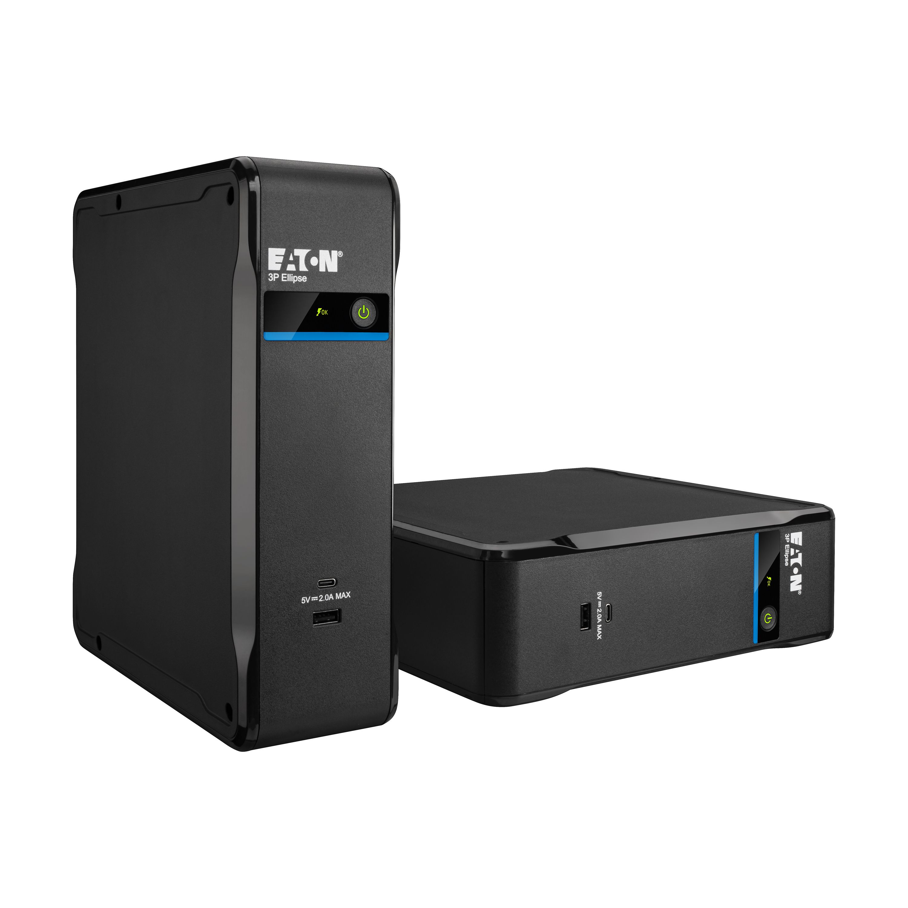 UPS Eaton 3P900UI, 900 VA, 540 W, offline, 4x C13, 1x C14, 12 V / 9 Ah Sealed Lead-acid, LED, Tower, Negru