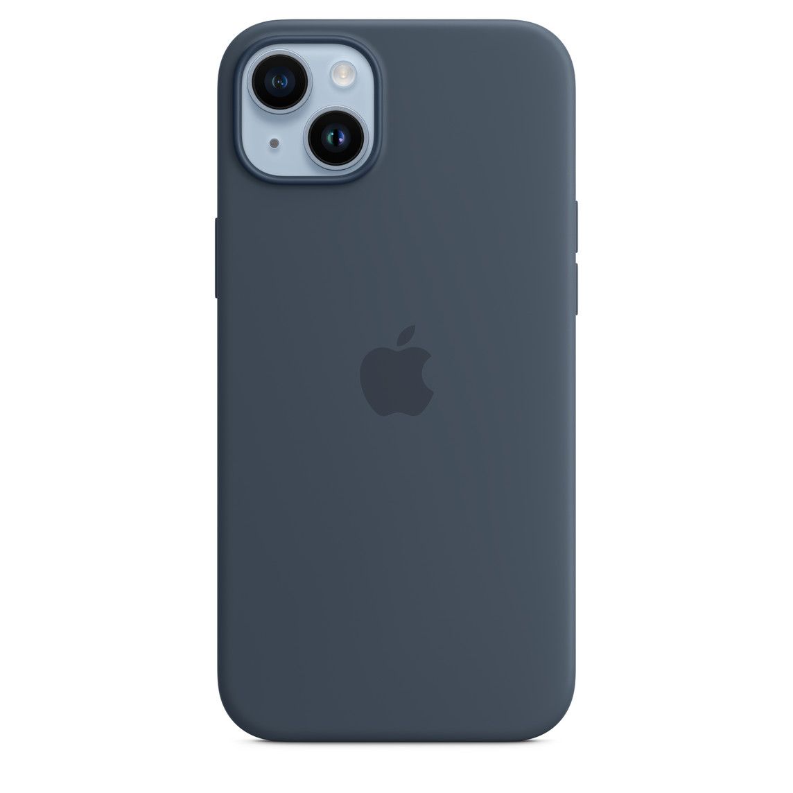 Apple Original iPhone 14 Plus Silicone Case with MagSafe Storm Blue
