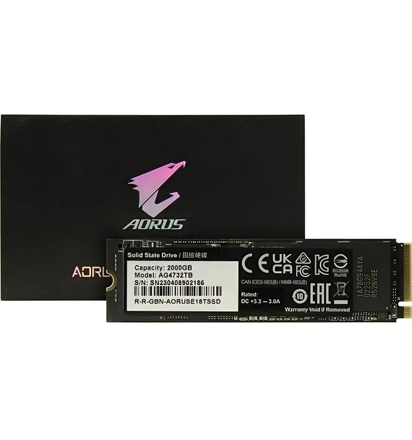 SSD Gigabyte AORUS Gen4 7300 2 TB PCI Express 4.0 x4 M.2 2280