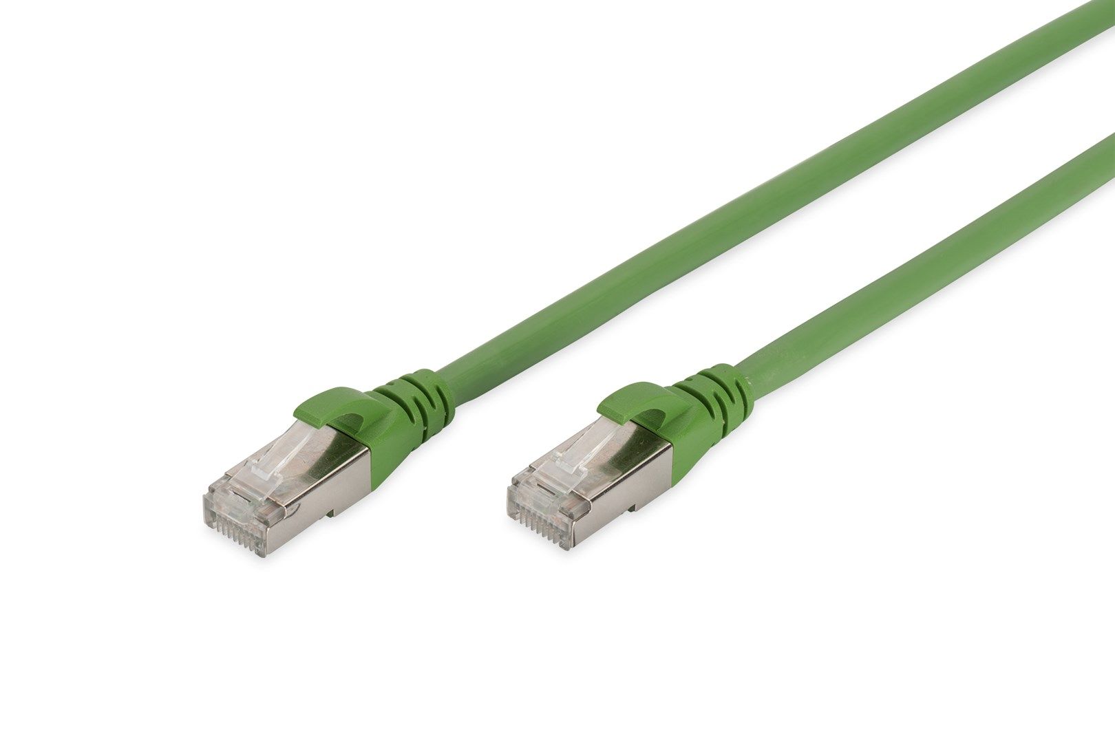 Crossover cable (patch cord) RJ45-RJ45  cat.6A  S/FTP  AWG 26/7  PUR  20m  green
