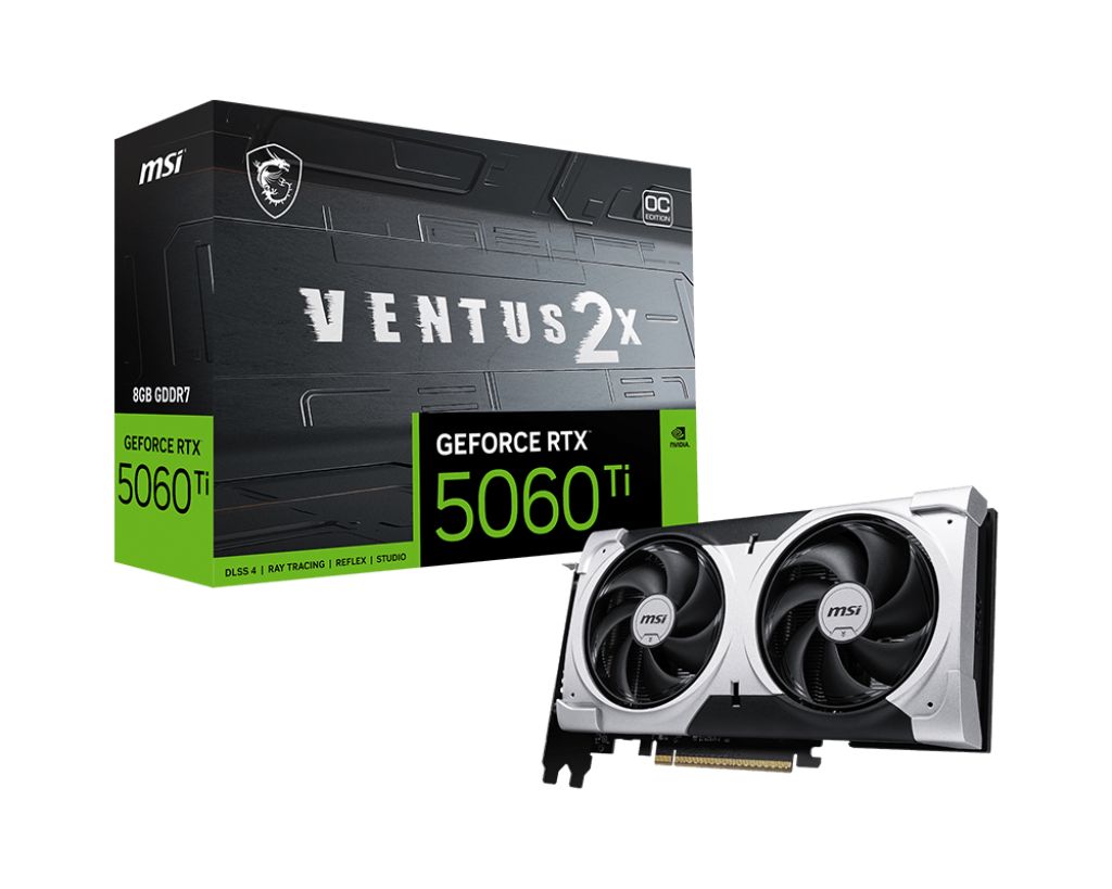 Placa video MSI GeForce RTX 5060 Ti VENTUS 2X OC PLUS 8 GB GDDR7 128 bit