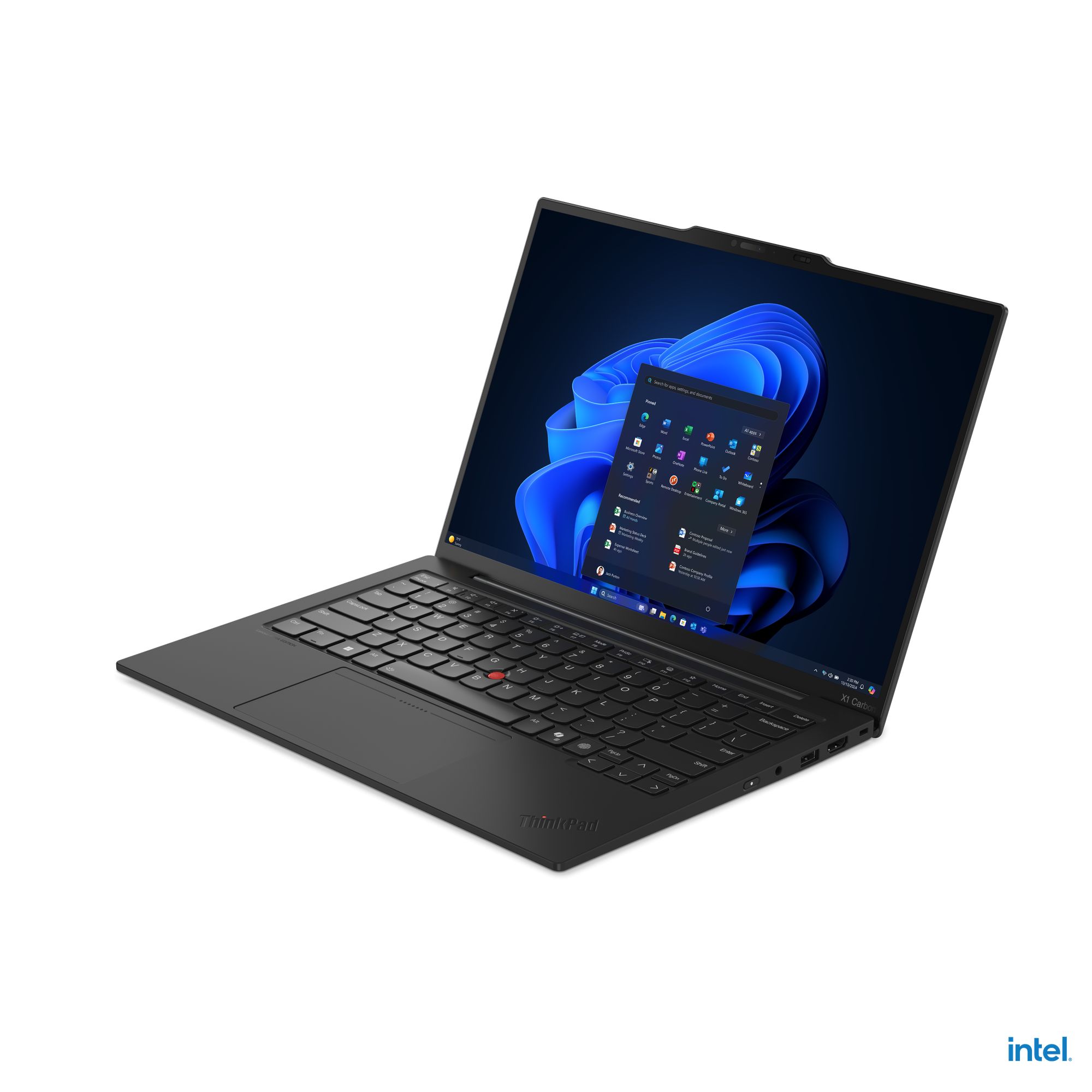 Laptop Lenovo ThinkPad X1 Carbon Gen 13 21NS004MRI, 14 inch 2880 x 1800, Intel 258V (8 C / 8 T, 2.2 GHz - 4.8 GHz, 12 MB cache, 12 W), 32 GB LPDDR5X, 1 TB SSD, Intel Arc Graphics 140V, Windows 11 Pro, Negru