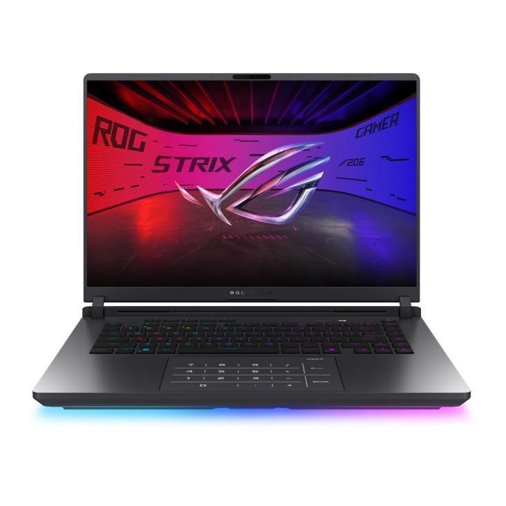 Laptop ASUS ROG Strix G16 (2025) G615 G615JPR-S5045, 16 inch 2560 x 1600, Intel Core i9-14900HX (24 C / 32 T, 2.2 GHz - 5.8 GHz, 36 MB cache, 28 W), 16 GB DDR5, 1 TB SSD, Nvidia GeForce RTX 5070, Fara sistem de operare, Gri