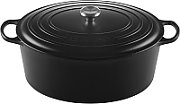 Le Creuset Signature Roaster oval 40cm black Schwarz (21178400000430)