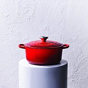 Le Creuset Signature Roaster round 22cm cherry red (21177220602430)