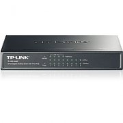 SWITCH PoE TP-LINK  8 porturi Gigabit (4 PoE), IEEE 802.3af, carcasa metalica 