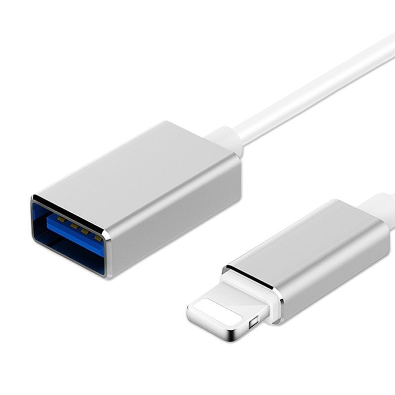 USB cable 0.1m A Female to Apple Lightning with OTG function
- for Apple phones and tablets with max. iOS 13
Packaging: blister 1 pc.