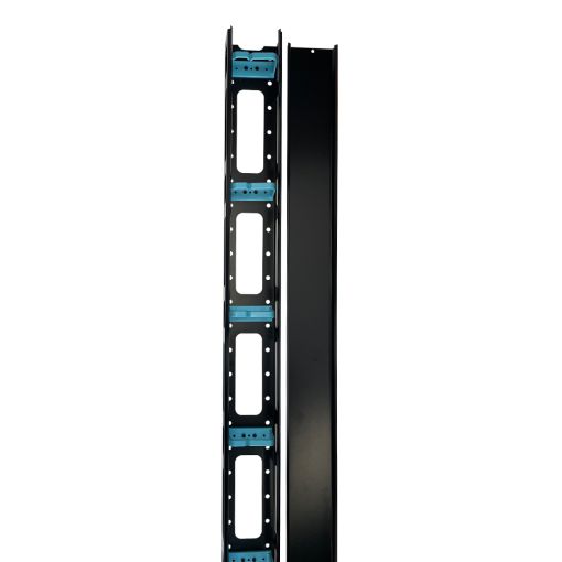 Set două organizatoare verticale de cabluri pentru Rack 27U, Eco Xcab