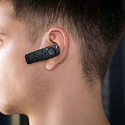 Casca Bluetooth Tellur Vox 55, 2,4 GHz, clasa 2, frecventa microfon 100Hz~8kHz, sensibilitate 44dBm ±3dB, putere maxima difuzor 10W, interfata USB-C, negru