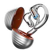 Casca OneOdio wireless, tip butoni - TWS, utilizare smartphone, conectare prin Bluetooth 5.2, difuzor 16.2 mm, argintiu,  OpenRock-Pro-Silver  (timbru verde 0.18lei)