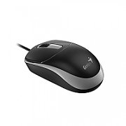 MOUSE Genius  DX-123, PC sau NB, cu fir, USB-C, optic, butoane/scroll 3/1, gri,  31010033407  (timbru verde 0.18 lei)