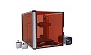 Imprimanta 3D Snapmaker Artisan 3DP, doua capete printare (IDEX), Volum printare: Dual 350mm × 400mm × 400mm, extruder stang 375mm × 400mm × 400mm, extruder drept 400mm × 400mm × 400mm, diametru duza: 0.4mm, temperatura duza: 300°C, viteza: 180mm/s, platforma printare: PEI-coated Glass, 80°C, PLA