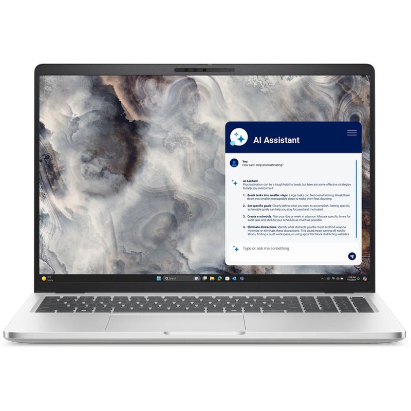 Laptop Dell Pro 16 PC16250, 16 inch 1920 x 1200, Intel Intel Core 3 100U (6 C / 8 T, 4.7 GHz, 10 MB cache), 8 GB DDR5, 512 GB SSD, Intel Graphics, Windows 11 Pro, Gri