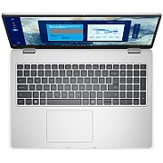 Laptop Dell Pro 16, 16 inch 1920 x 1200, Intel 235U (12 C / 14 T, 2.0 GHz - 4.9 GHz), 16 GB DDR5, 512 GB SSD, Intel Graphics, Windows 11 Pro, Gri