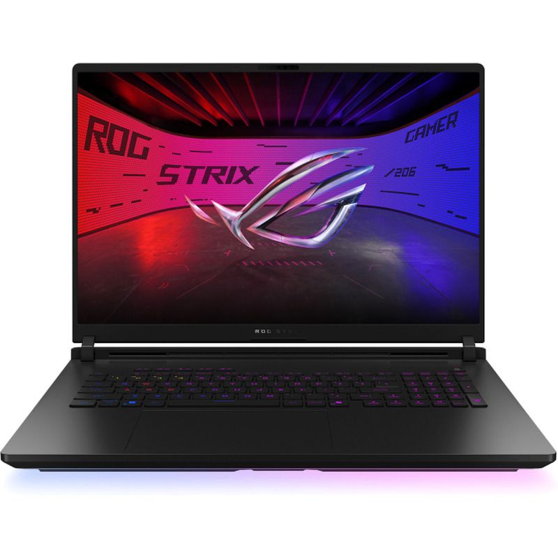 Laptop ASUS ROG Strix SCAR 18 G835LX-SA061, 18 inch 2560 x 1600, Intel Core Ultra 9 275HX (24 C / 24 T, 2.7 GHz - 5.4 GHz, 40 MB cache, 28 W), 64 GB DDR5, 2 TB SSD, Nvidia GeForce RTX 5090, Fara sistem de operare, Negru