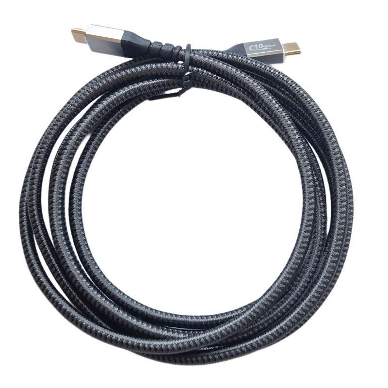 Cable USB-C (USB3.1, type C, type C) male to USB-C (USB3.1, type C, type C) male, 2m, version 3.0, grey, max. 60W
- Data transmission: up to 10 Gbps
- support 4K video
Compatible with:

	ACER Liquid Jade Primo
	Alcatel A50 / Flash / Idol 4 Pro / Idol 4S Windows / Idol 5S
	Allview P8 Energy Pro / V2 Viper X+ / X3 Soul / X3 Soul Plus / X3 Soul Pro / X4 Soul / X4 Soul Lite / X4 Soul Style / X4 Xtreme
	Apple Macbook 12&ampquot (Early 2015) / Macbook 12&ampquot (Early 2016)
	Apple Macbook Pro 13&ampquot (Late 2016) / Macbook Pro 15&ampquot (Late 2016)
	Archos 50 Graphite / Diamond 2 Plus / Diamond Alpha+ / Diamond Omega / Sense 55DC
	Asus ZenFone 3 (ZE520KL) / ZenFone 3 (ZE552KL) / ZenFone 3 Deluxe (ZS550KL) / ZenFone 3 Deluxe (ZS570KL) / ZenFone 3 Max (ZC520TL) / ZenFone 3 Max (ZC553KL) / ZenFone 4 / ZenFone 4 Pro / ZenFone AR / ZenFone Zoom S
	Blackberry DTEK60 / KEYone / KEYone Black Edition / BV8000 Pro / P6
	Blu Vivo 5
	Bluboo S8
	BQ Aquaris X / Aquaris X Pro
	Coolpad Cool S1
	Crosscall Trekker X3
	Elephone P9000 / P9000 Lite 4G
	Energizer Powermax P600S
	Essential Essential
	General Mobile GM 5 Plus
	Gigaset ME / ME Pro / ME Pure
	Google Nexus 5 (2015) / Nexus 6 (2015) / Nexus 5X / Nexus 6P / ChromeBook Pixel (2015) / Pixel / Pixel 2 / Pixel 2 XL / Pixel XL
	GoPro Hero 5
	Hisense A2
	HP Elite x3
	HTC 10 / 10 evo / U Play / U Ultra / U11 / U11 Dual-SIM / U11 Life / U11 Plus
	Huawei Honor 8 / Honor 8 Premium / Honor 8 Pro / Honor 9 / Honor Note 8 / Mate 10 Porsche Design / Mate 10 Pro Dual SIM / Mate 10 Pro Single SIM / Mate 9 / Mate 9 (Dual-SIM) / Mate 9 Porsche Design / Mate 9 Pro / Nexus 6P / Nova 2 / Nova 2 Plus / Nova Dual SIM / Nova Plus / Nova Single SIM / P10 / P10 Plus / P9 / P9 Plus
	Kodak Ektra
	Lenovo Moto Z / Moto Z Force / Moto Z Play / Phab 2 / Phab 2 Plus / Phab 2 Pro
	LG G5 / G5 SE / G6 / G6+ / Nexus 5X / V20 / V30
	Meizu MX6 / Pro 6 / Pro 6S / Pro 7
	Microsoft Lumia 950 / Lumia 950 Dual SIM / Lumia 950 XL / Lumia 950 XL Dual SIM
	Motorola Moto X4 / Moto Z2 Force / Moto Z2 Play
	Nextbit Robin
	Nintendo Switch / Switch Lite
	NOA H10le
	Nokia 8 / 6 (2018) / N1 Tablet
	Nubia M2 / N1 / N1 Lite / N2 / Z11 / Z11 Max / Z11 Mini / Z11 miniS
	OnePlus 2 / 3 / 3T / 5 / 5T
	Samsung Galaxy A3 (2017) / Galaxy A3 (2018) / Galaxy A5 (2017) / Galaxy A5 (2018) / Galaxy A8 (2018) / Galaxy A8+ (2018) / Galaxy Note 8 / Galaxy Note 8 Duos / Galaxy Note7 / Galaxy S8 / Galaxy S8 Active / Galaxy S8+ / Galaxy S8+ Duos / Galaxy X
	Saygus V2
	Shift Shift5pro
	Sony Xperia L1 / Xperia X Compact / Xperia XA1 / Xperia XA1 Plus / Xperia XA1 Ultra / Xperia XZ / Xperia XZ Premium / Xperia XZ1 / Xperia XZ1 Compact / Xperia XZs / Xperia XZs Dual SIM
	Ulefone Armor 2 / Future / Power 3
	UMIDIGI Z1
	Z1 Pro
	Vernee Apollo / Apollo Lite / Apollo X / Mars / Mars Pro 4G
	Vertu Constellation (2017)
	Wileyfox Swift 2
	Swift 2 Plus
	Xiaomi Mi 5 / Mi 6 / Mi A1 / Mi Max 2 / Mi Max Prime / Mi Mix 2
	ZTE Axon 7 / Axon 7 Mini / Blade V8 64 GB / Blade V8 Pro / Grand X3
	ZUK Z1 / Z2 / Z2 Pro

Packaging: bulk 1 pc.