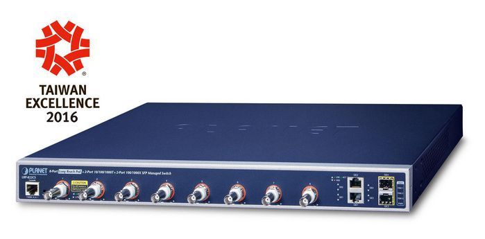 Switch Planet LRP-822CS, 2 porturi 10/100/1000 Mbps