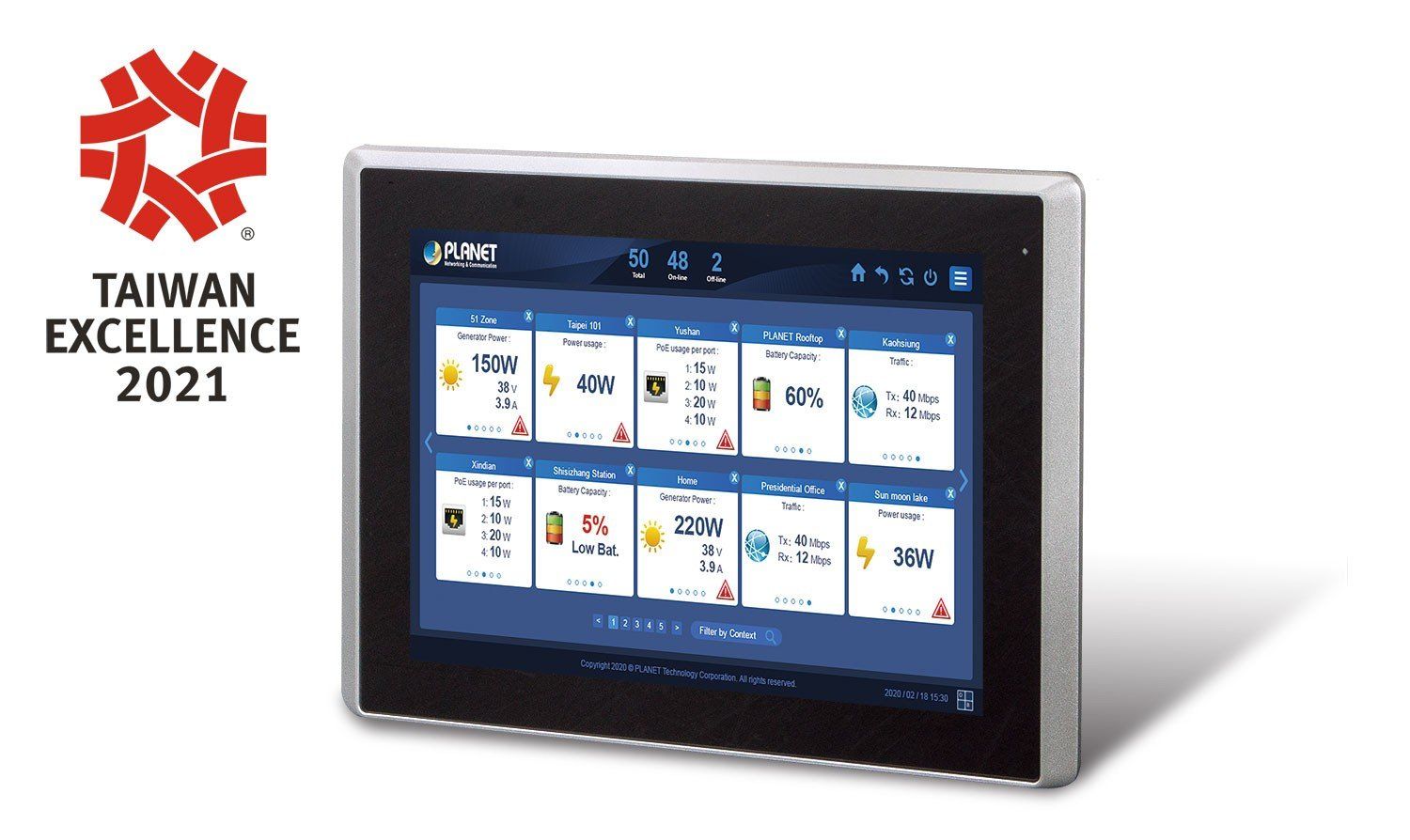 PLANET Renewable Energy Management gateway-uri/controlere