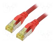 Digitus DK-1644-005-R-10 cabluri de rețea Roşu 0,5 m Cat6 S/FTP (S-STP)
