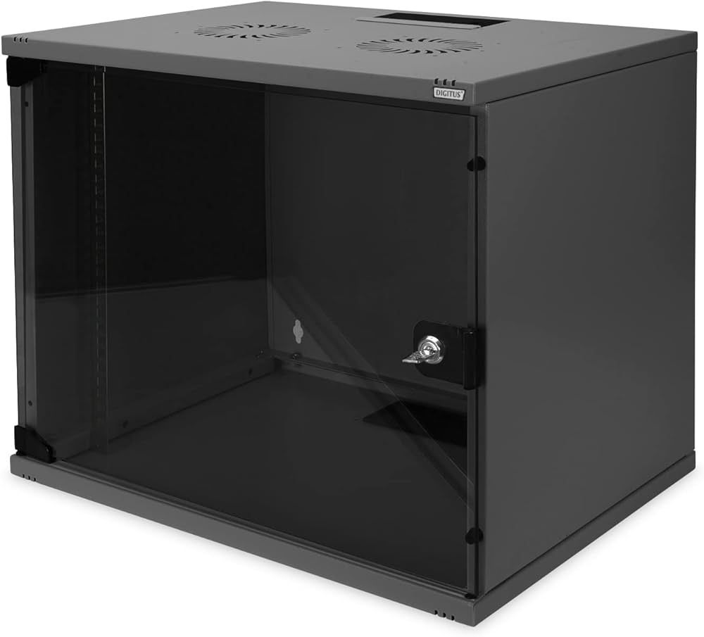 Digitus DN-19 09-U-S-SW rack-uri 9U Raft montat pe perete Negru
