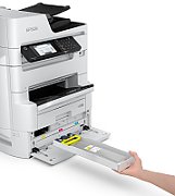 Imprimantă multifuncţională cu funcţii de scanare, copiere, fax şi printare format A3  EPSON WF-C879RDWF cu pungi de cerneala de 800 pg pt initializare si instalare + SINGLE PASS ADF 150 coli