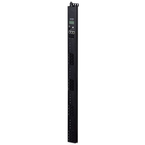PLANET Vertical IP-based 16-port unități de distribuție a energiei electrice (PDU) 0U Negru