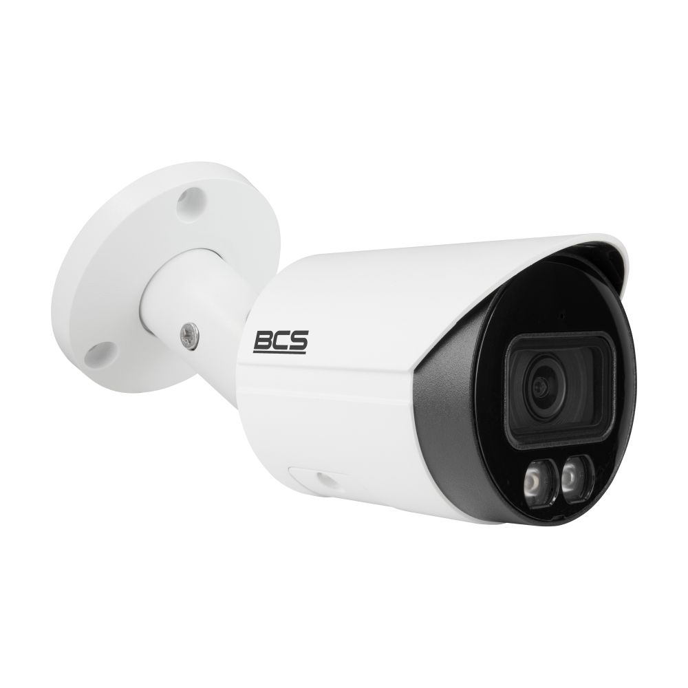 BCS BCS-L-TIP15FCR3L3-Ai1 Cameră IP tubulară 5MP cu tehnologie NightColor și carcasă IP67