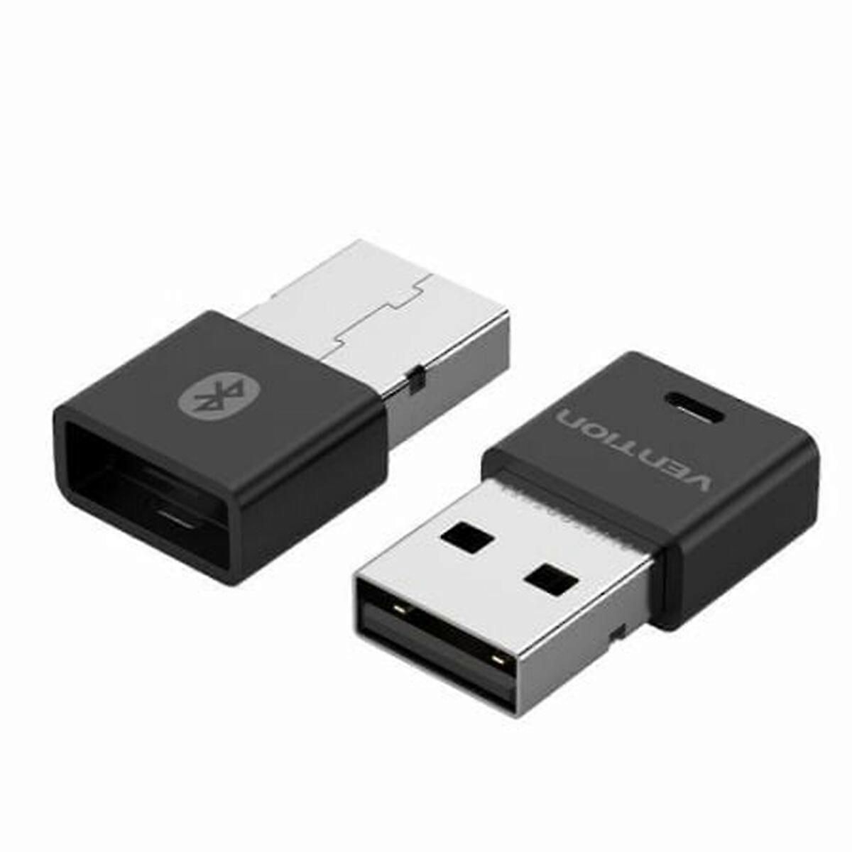 ADAPTOR Bluetooth Vention, conectare prin USB 2.0, distanta 20 m (pana la), Bluetooth 5.3, antena interna, negru,  NAHB0  (timbru verde 0.18 lei) - 6922794782952