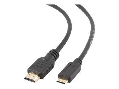 CABLU video GEMBIRD, adaptor HDMI (T) la Mini-HDMI (Type C)(T), 3m, conectori auriti, rezolutie maxima 4K DCI (4096 x 2160) la 60 Hz, negru, 