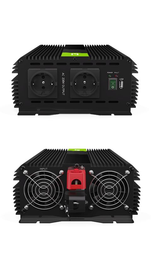 Green Cell Power Inverter PRO 12V to 230V 2000W/4000W Modified sine wave