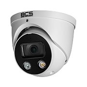 BCS BCS-L-EIP55FCR3L3-Ai1(3) Cameră Dome IP 5MP cu tehnologia NightColor și carcasă IP67