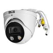 BCS BCS-L-EIP55FCR3L3-Ai1(3) Cameră Dome IP 5MP cu tehnologia NightColor și carcasă IP67
