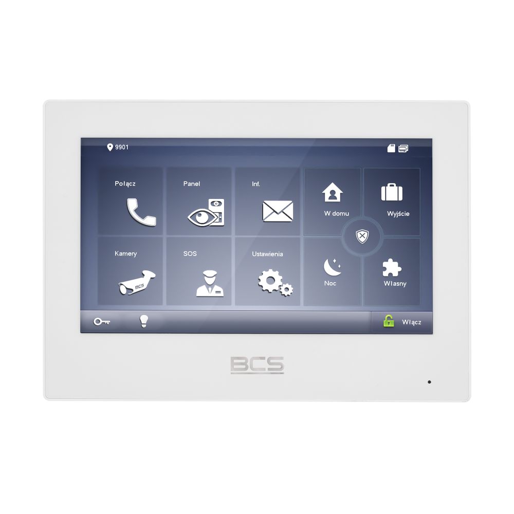 Monitor Video IP BCS BCS-MON7700W-S cu Funcție de Intercom