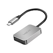 CARD READER extern LOGILINK, interfata USB Type C, citeste/scrie: SD / micro SD aluminiu, gri,  CR0050  (timbru verde 0.03 lei)