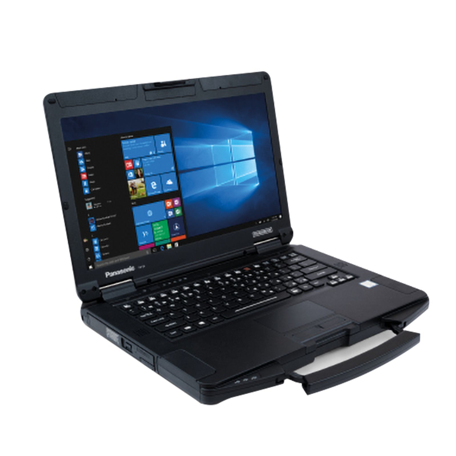 Laptop Panasonic TOUGHBOOK 55 MK3 FZ-55J2601BF, 14 inch 1920 x 1080 Touchscreen, Intel Core 5 1345U (10 C / 12 T, 2.5 GHz - 4.7 GHz, 12 MB cache, 55 W), 16 GB DDR4, 512 GB SSD, Intel Iris xe Graphics, Windows 11 Pro, Tastatura Franceza, Negru