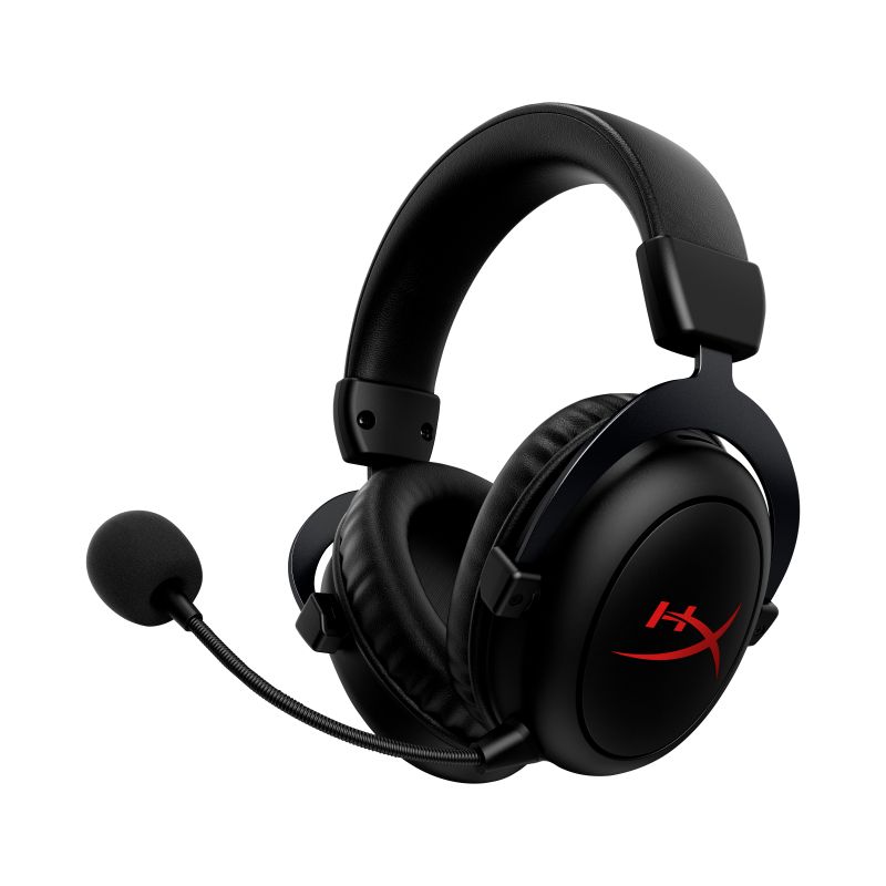 Căști wireless HyperX Cloud II Core cu microfon, negre