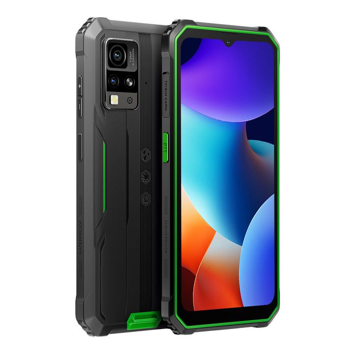 Blackview Rugged BV4800Pro LTE 6.56  HD+IPS  720x1612 60Hz GORILLA GLASS 5 T606 Octa-core 1.6GHz 4GB/128GB CAM Front 8MP Rear 16MP+2MP 5180mAh Android 15 5180mAh NO Charger Green