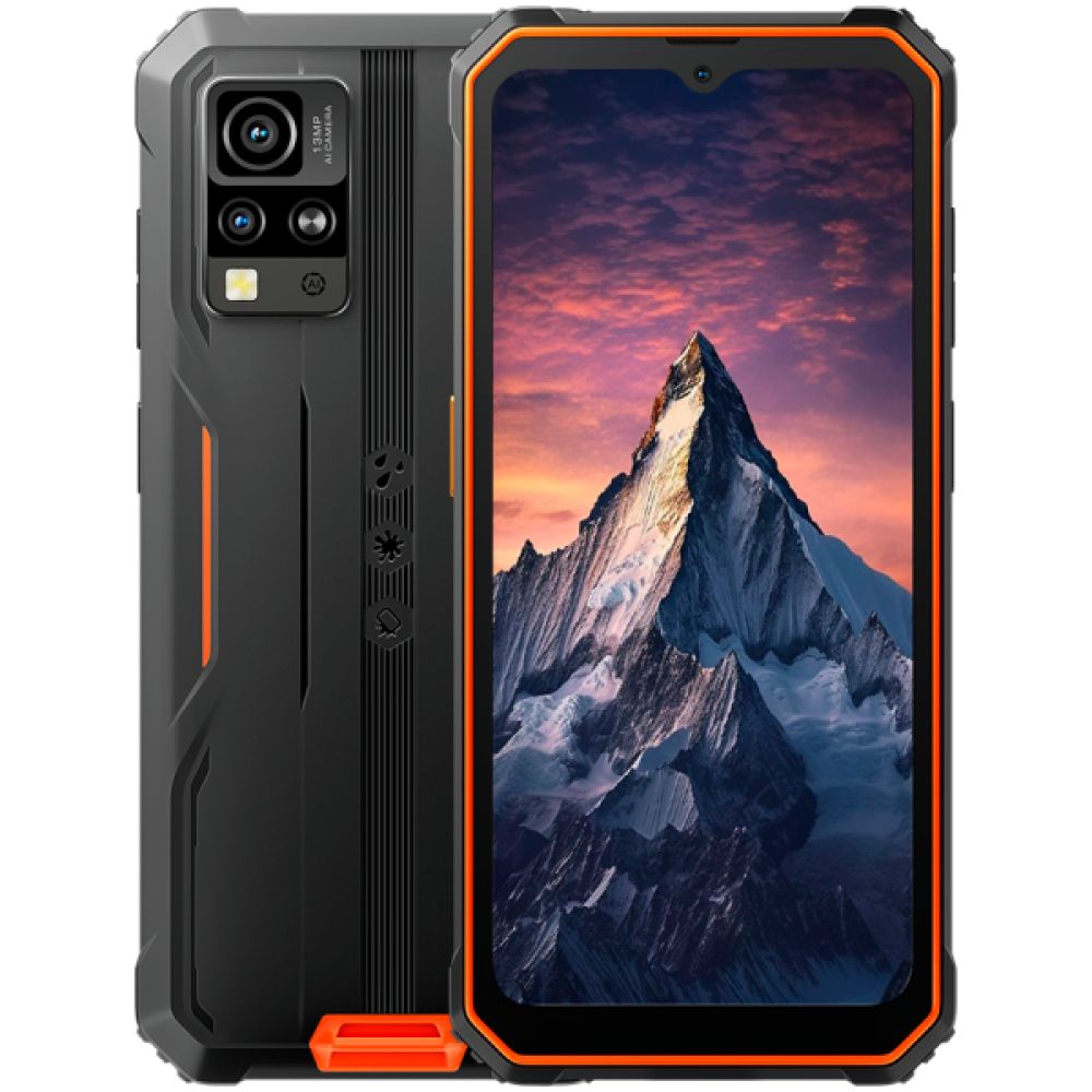 Blackview Rugged BV4800Pro LTE 6.56  HD+IPS  720x1612 60Hz GORILLA GLASS 5 T606 Octa-core 1.6GHz 4GB/128GB CAM Front 8MP Rear 16MP+2MP 5180mAh Android 15 5180mAh NO Charger Orange