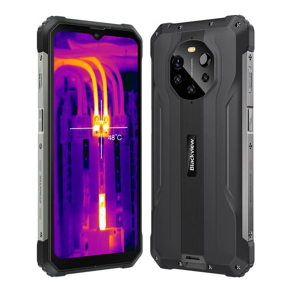 Blackview Rugged BL8800 Dual 5G Pro 6.58  FHD+IPS 1080x2408 8GB/128GB, MT6833V Octa-core 2.2GHz, 16MP Front/5MP+50MP Back Camera FLIR thermal camera Battery 8380mAh Type-C Android 11 Fingerprint Dual SIM NFC NO Charger MIL-STD-810H Green