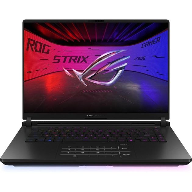 Laptop ASUS ROG Strix SCAR 16 G635LW G635LW-RW071, 16 inch 2560 x 1600, Intel Core Ultra 9 275HX (24 C / 24 T, 2.7 GHz - 5.4 GHz, 40 MB cache, 28 W), 64 GB DDR5, 2 TB SSD, Nvidia GeForce RTX 5080, Fara sistem de operare, Negru