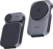 Statie de incarcare wireless Aukey, LC-MC312 (EU), 15W, fast charge, 1 x USB-C, negru,  LLTSEUN1049283  (timbru verde 0.18 lei) - 689323787432