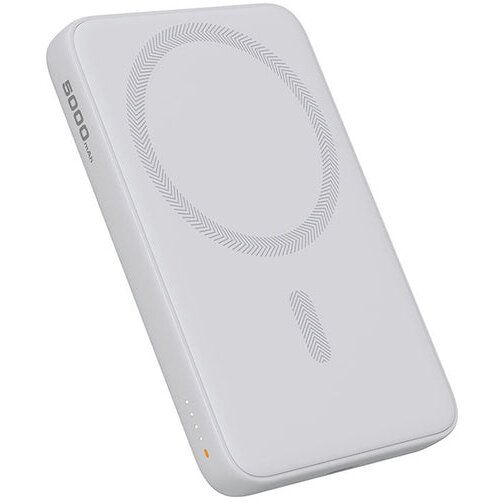 POWER BANK Aukey 10.000 mAh, 20W wireless, magnetic, 1 x USB-C, 202.8g, alb,  LLTSN1056726  (timbru verde 0.98 lei) - 689323790036
