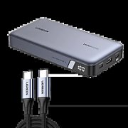 POWER BANK Aukey 6700 mAh, 20W magnetic, wireless, 1 x USB-C, 172g, negru,  US002-LLTSN1043192  (timbru verde 0.98 lei) - 689323786091