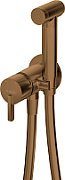 Concealed bidet mixer with bidetta receiver