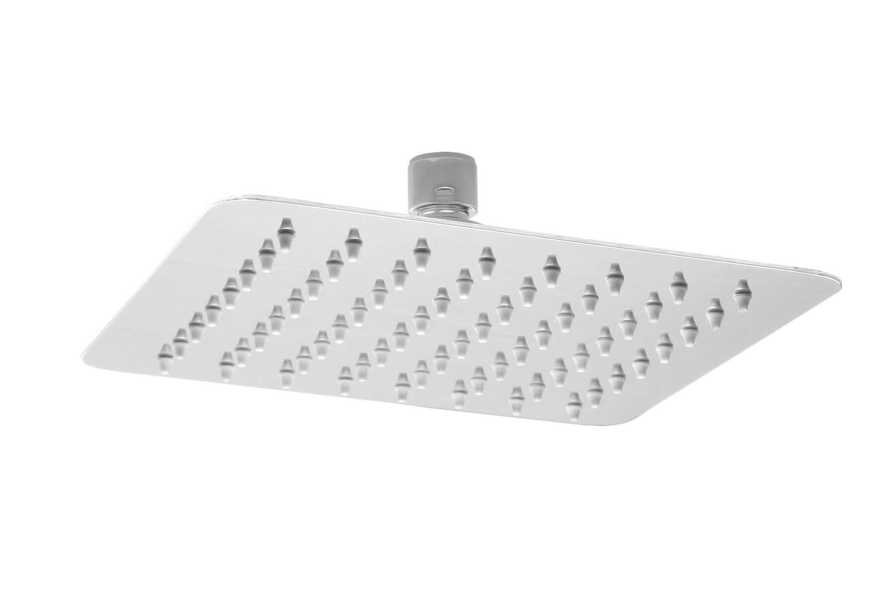 Steel shower head - 250x250 mm